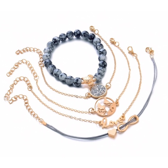 NWT Stunning 5 pc. Bracelet Set - Picture 4 of 6